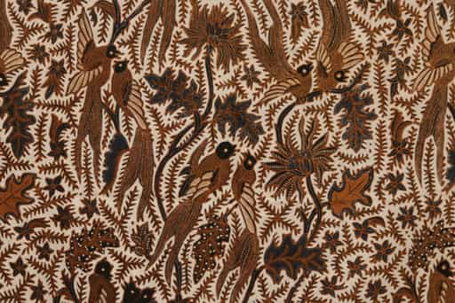 Kain batik tulis Jogja motif fauna